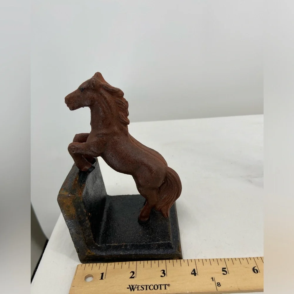 HomeArt NEW Cast Iron Horse Bookends Sold‎ as a set